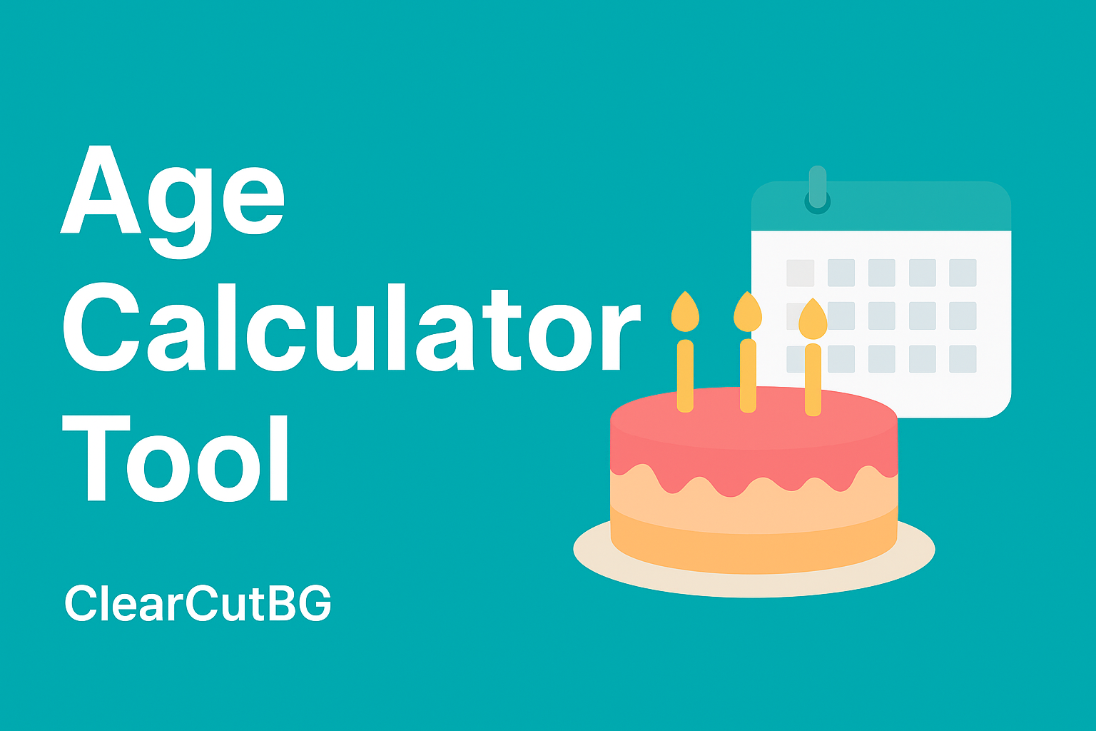 ClearCutBG Age Calculator Tool